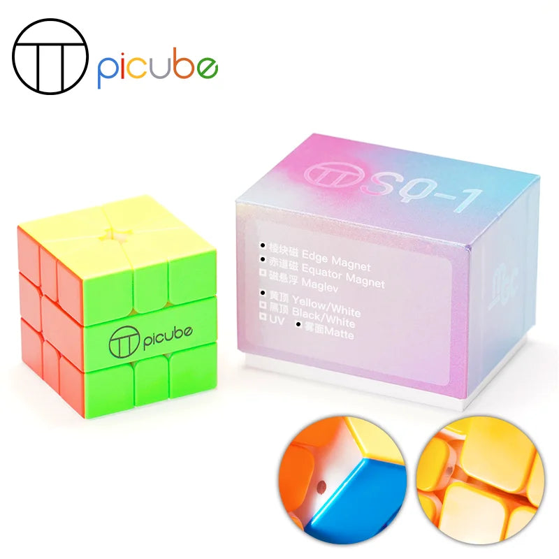 PiCube MGC SQ-1 (Edge-Magnetic + Equator-Magnetic + UV)