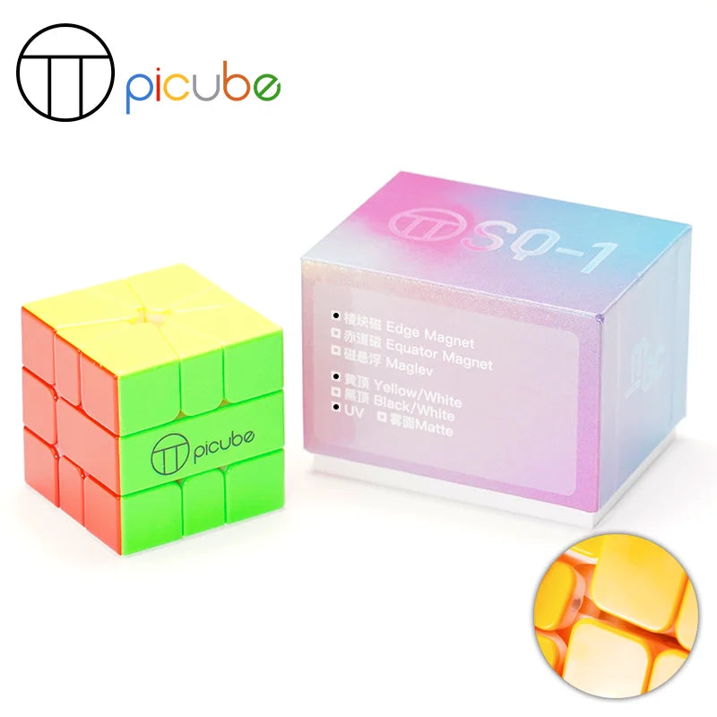 PiCube MGC SQ-1 (Edge-Magnetic + Equator-Magnetic + UV)