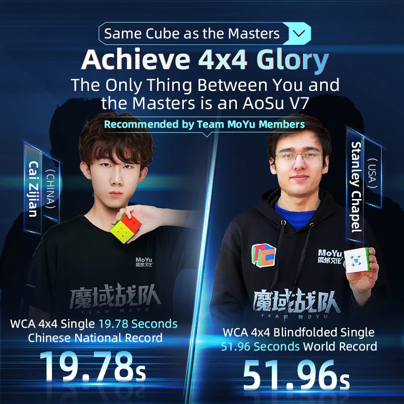 MoYu AoSu V7 4x4 (Triple-Track + UV)