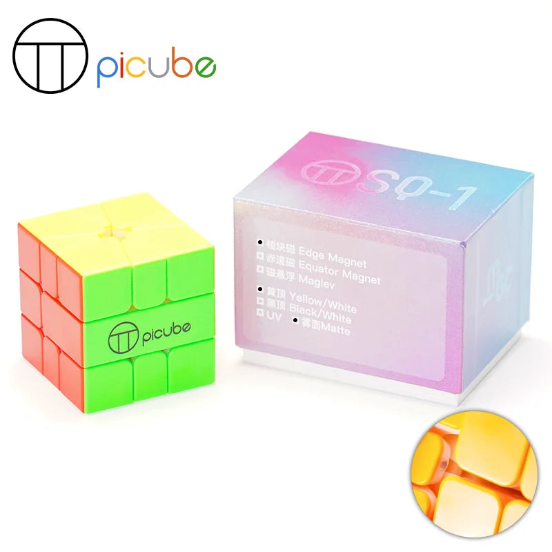 PiCube MGC SQ-1 (Edge-Magnetic + Equator-Magnetic + UV)