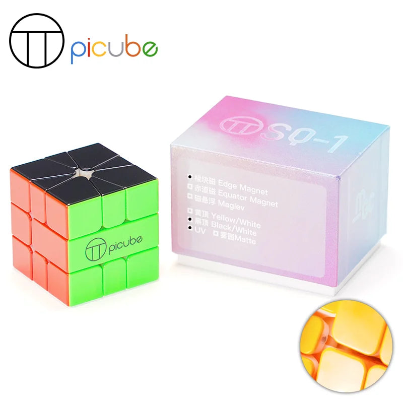 PiCube MGC SQ-1 (Edge-Magnetic + Equator-Magnetic + UV)