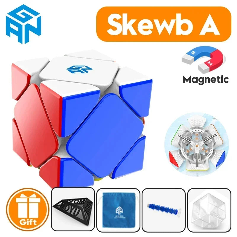 GAN Skewb M Enhanced (UV Coated)