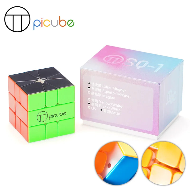 PiCube MGC SQ-1 (Edge-Magnetic + Equator-Magnetic + UV)