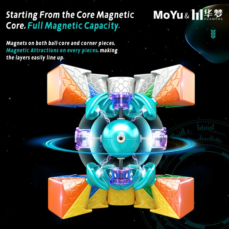 HuaMeng YS3M 3x3 Ball-Core UV (Magnetic Core + MagLev)