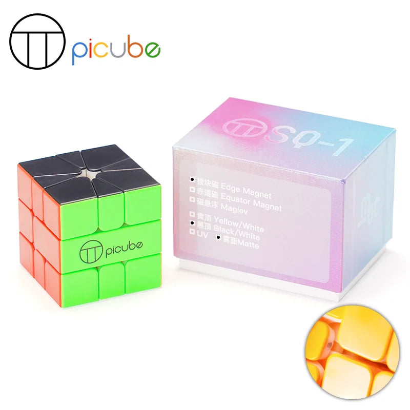 PiCube MGC SQ-1 (Edge-Magnetic + Equator-Magnetic + UV)