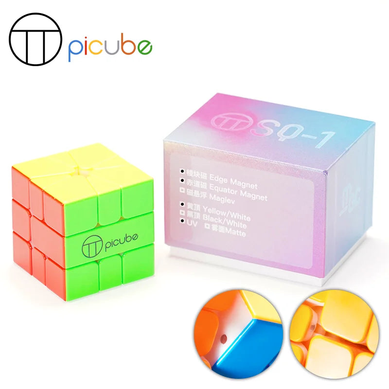 PiCube MGC SQ-1 (Edge-Magnetic + Equator-Magnetic + UV)