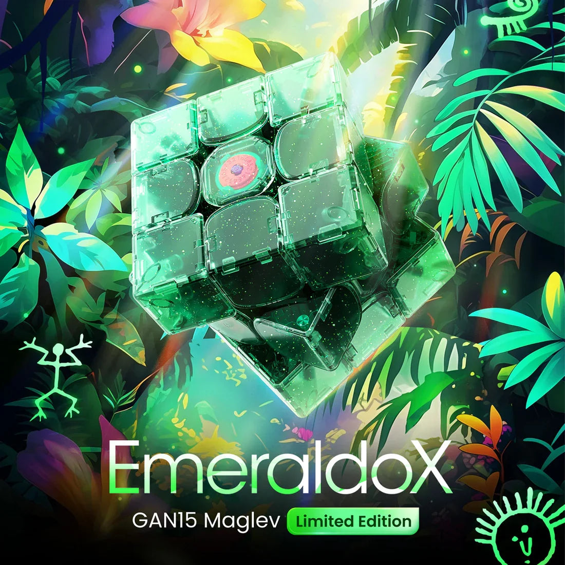 GAN 15 Maglev Emeraldox