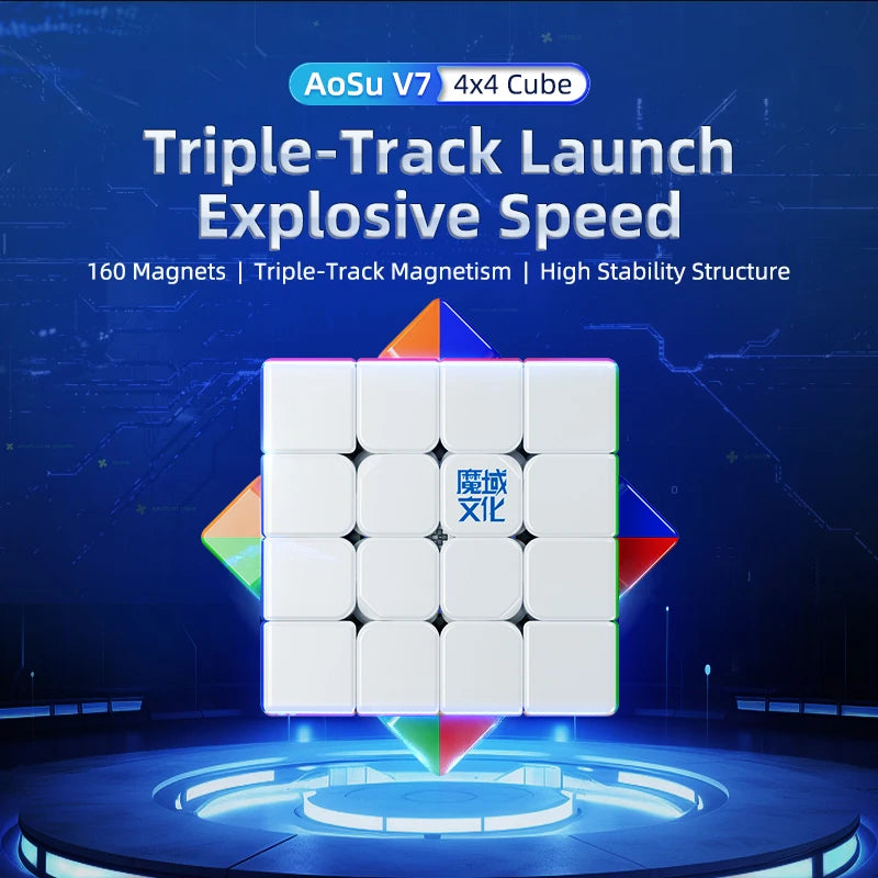 MoYu AoSu V7 4x4 (Triple-Track + UV)