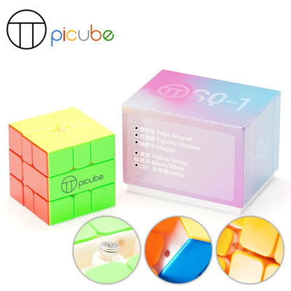 PiCube MGC SQ-1 (Edge-Magnetic + Equator-Magnetic + UV)